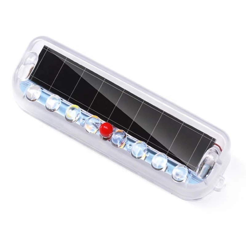 Colorful Solar Anti-rear End Collision Lamp Car Burglar Alarm Motorcycle Tail Strobe Motorcycle Flashing Safety Warning Light