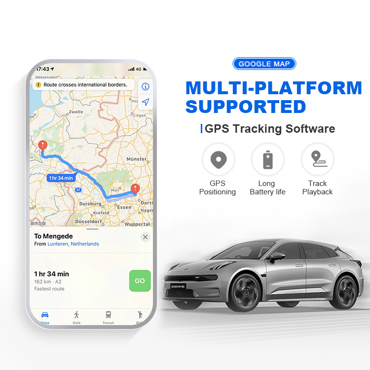 Real-Time Tracking Global Logistics Geo-Fencing Wired 4G Real Time Tracking Security Protection Car Tracking Device