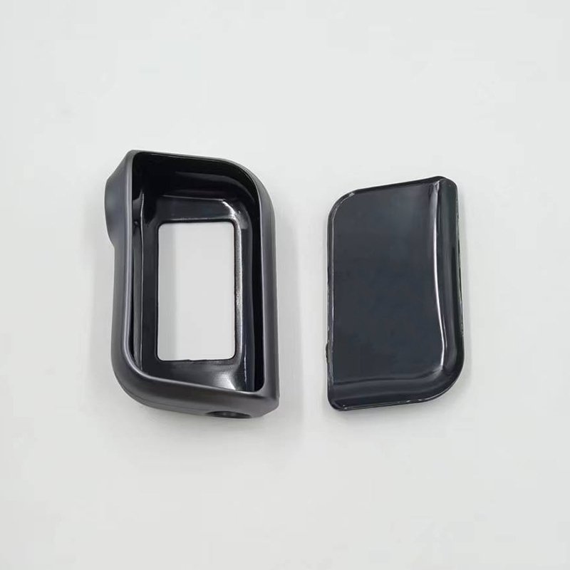 TPU Metal Grey Car Keychain Box Starline Russian Bidirectional Car Alarm LCD Remote Control