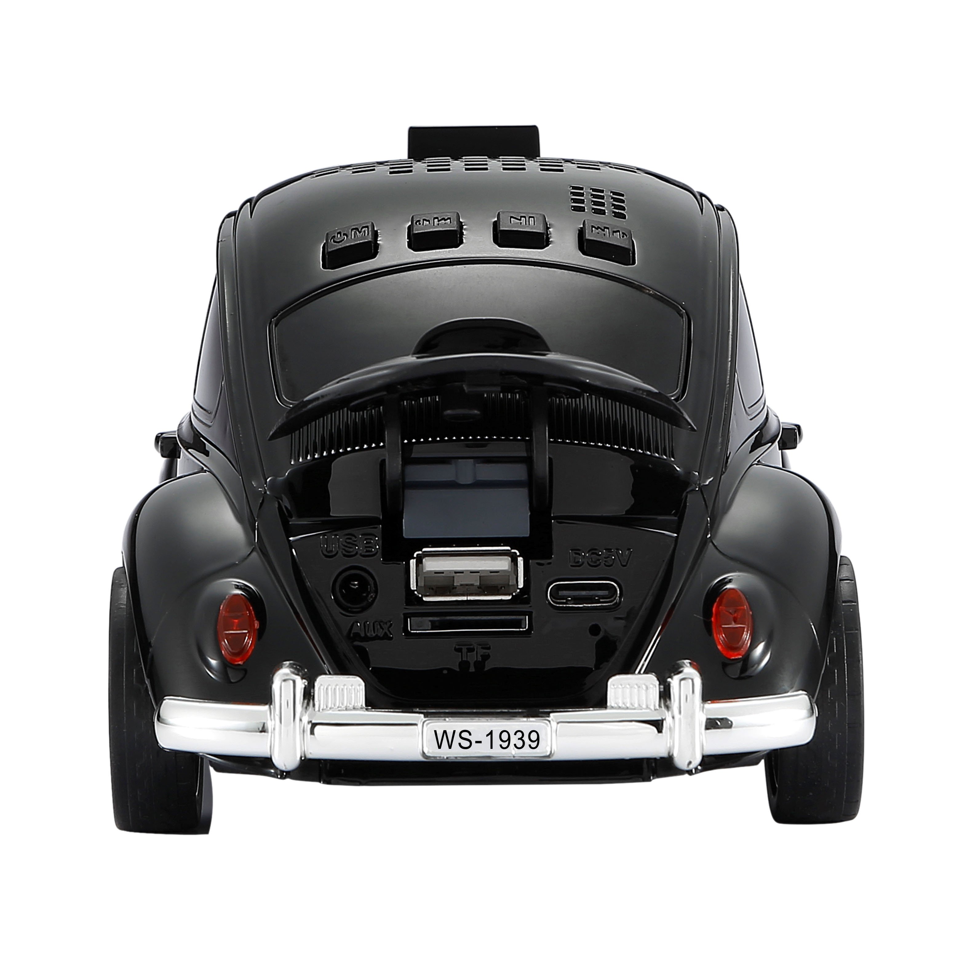 Promotional Gift WS-1939 Classic Car Shape BLUE TOOTH BT Wireless Speaker With TWS Rechargeable Battery