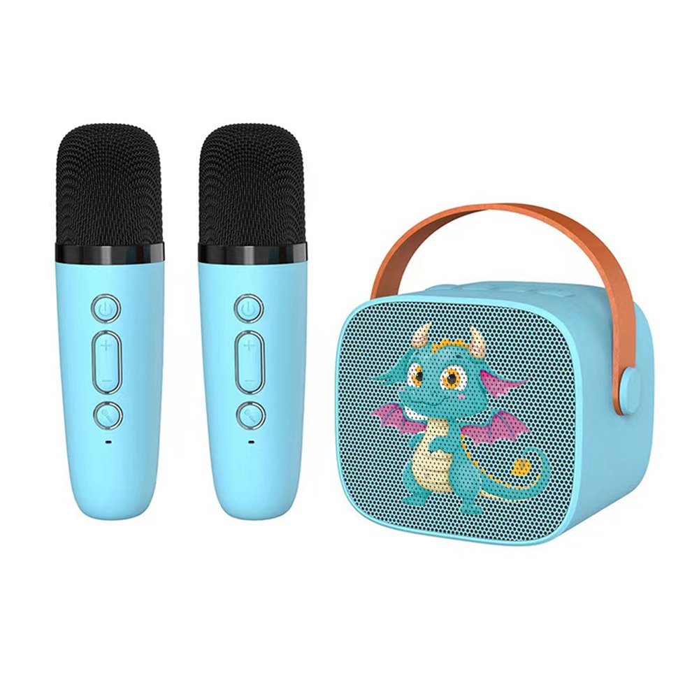Oem Colorful logo Singing Karaoke Speaker Gift Set for Electronic and Party Home KTV Outdoor Wireless Speaker for Kids