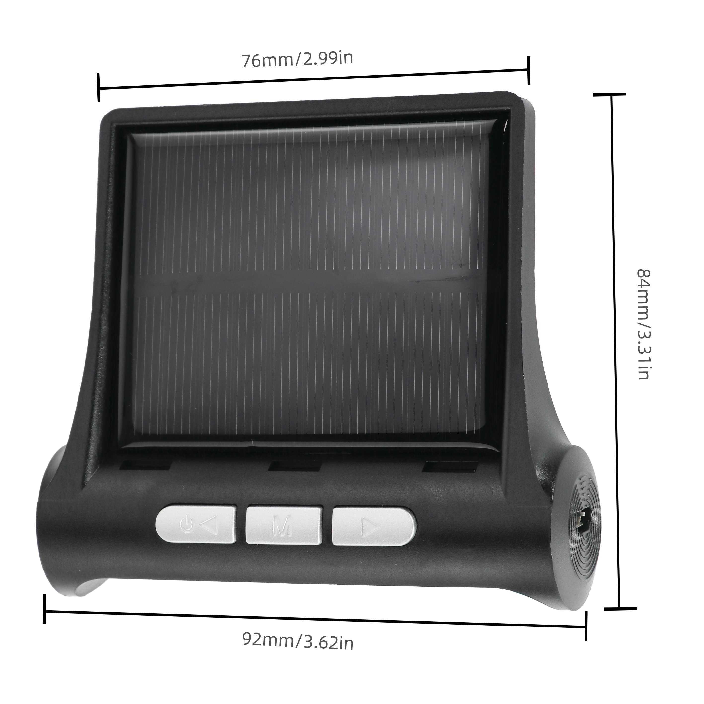 Solar Power Digital Lcd Display Auto Security Alarm Systems Pressure Internal Sensor Tyre Pressure Monitoring System for Cars