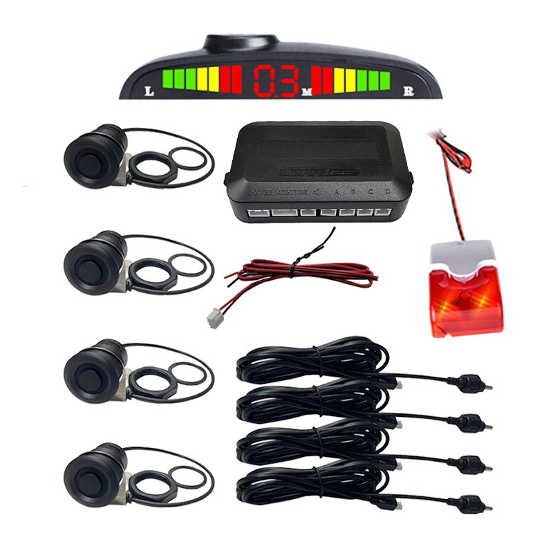 Forklift Reversing Assist,radar Detector Oil Truck Universal 10-80V Area Buzzer Voice Alarm,forklift Collision Prevention System