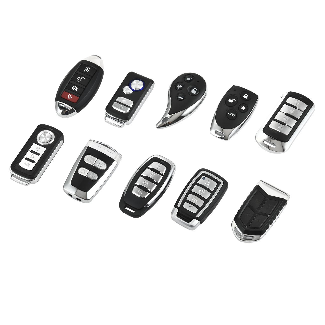 Universal Car Alarm Car Security System With Ultrasonic Sensor and Remote Trunk Release Window Closer Function