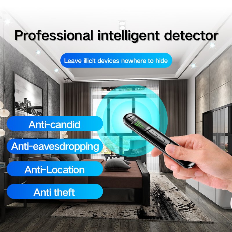 T88 Portable Hidden Camera Detector Multi-function Anti-monitoring Anti-spy GPS Signal Finder Locator Blocker Bug Detector