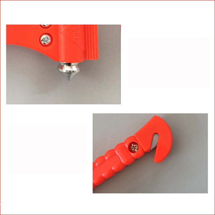 With Anti-theft Sound and Light Alarm Car Emergency Escape Broken Window Safety Glass Hammer Factory Wholesale