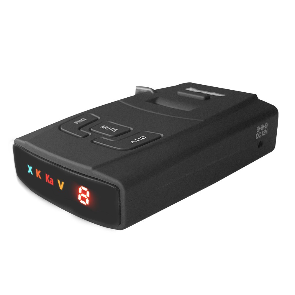 Karadar S-360 Anti Radar Detector Car Speed Signature Mode With English Alarm Warning LED for USA X.K.KA.Laser Band Radar