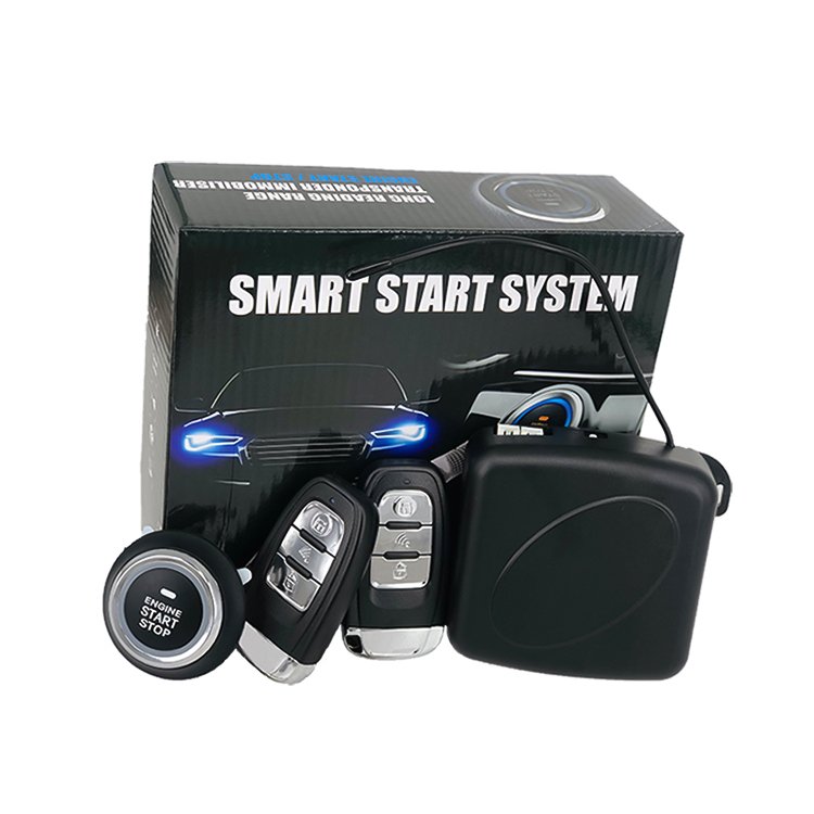 PKE Car Alarm System With Engine Push Start Stop Button Pke Keyless Push Button Start