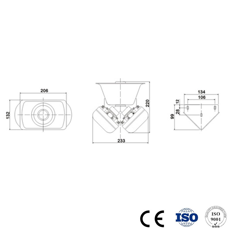 Customized Car Super Sound Waterproof Horn Siren Horn Alarm Terminal Industrial Fire Loudspeaker