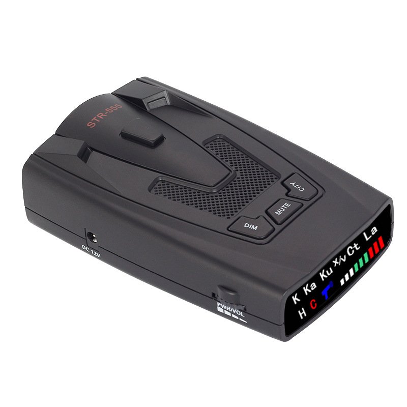 STR555 Russian/English Car Laser Radar Detector with LED Display and Alarm System