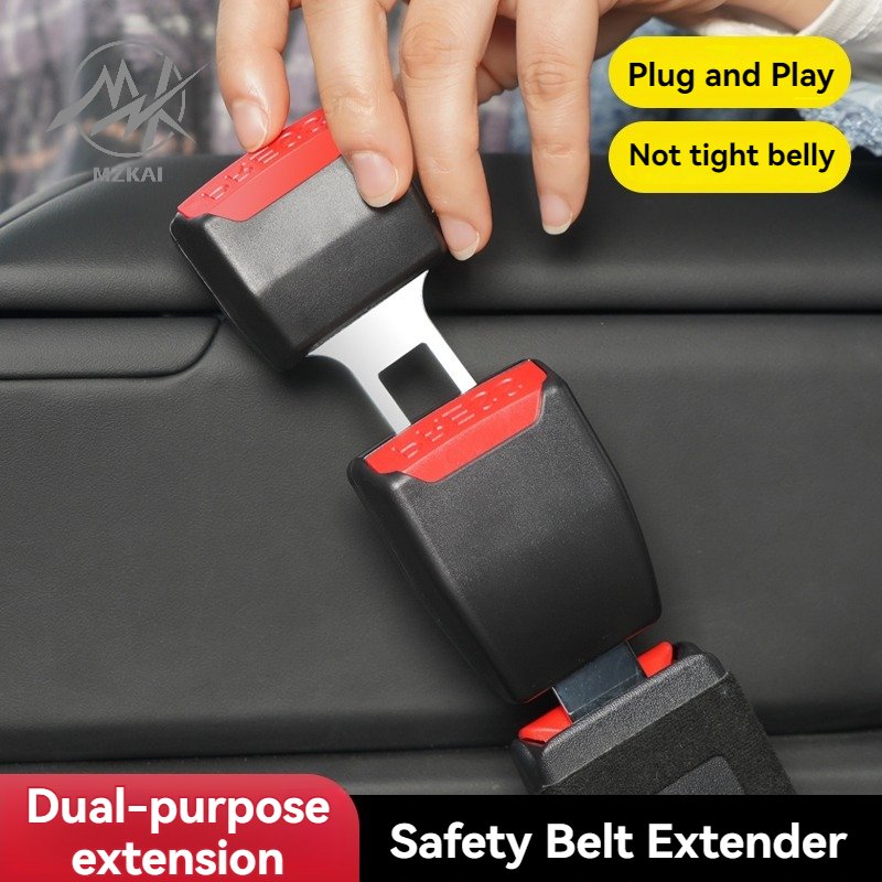 Factory Custom Logo Universal Interior Accessory Seat Belt Extension Safety Belt Buckle Car Seat Belt Extender Adjustable