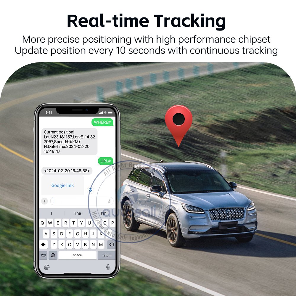 LED Screen GPS Tracking Device With Detection Engine Cut Off Tracker Real Time Anti-Theft Alarm GPS Bike Tracker