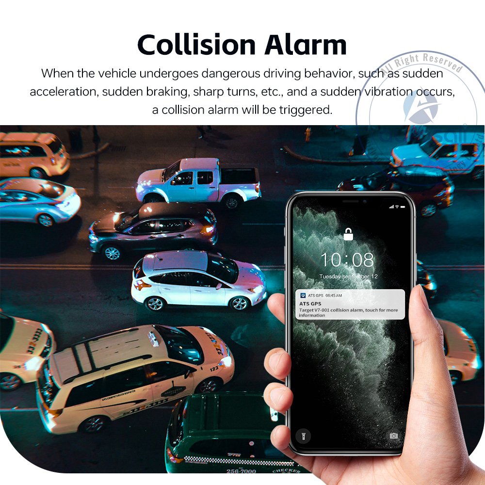LED Screen GPS Tracking Device With Detection Engine Cut Off Tracker Real Time Anti-Theft Alarm GPS Bike Tracker