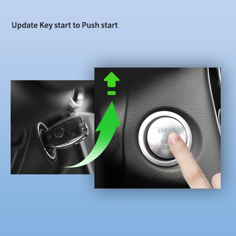 EASYGUARD CAN BUS PKE Remote Starter Fit for 13-15 Benz ML W166/13-15 GL X166/16-18 GLS X166/12-18 GLA X156/12-18 CLA C117