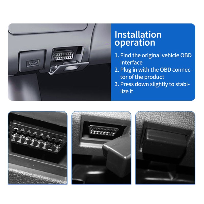 General Vehicle OBD Car Private Car Gps Locator Tracking 4G Anti-theft Artifact Does Not Need to Be Installed