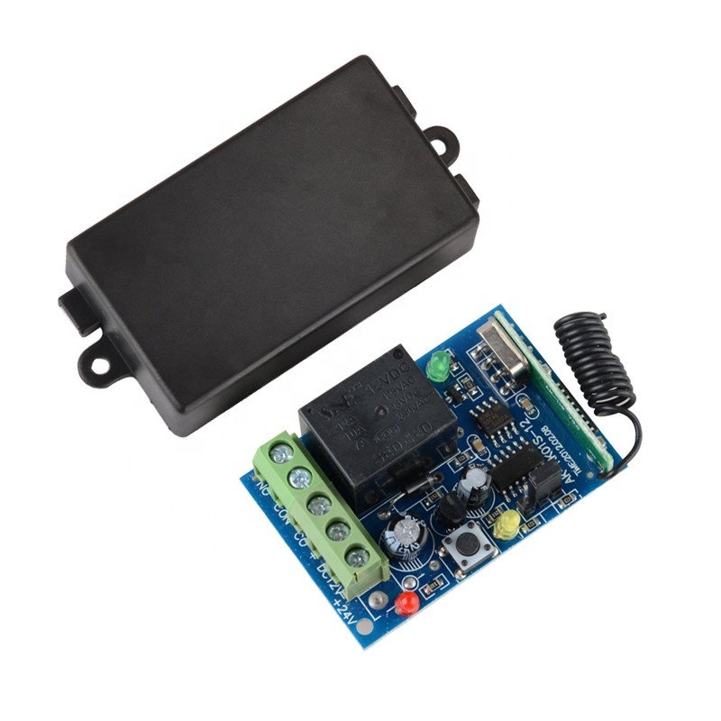 DC12v 1-Channel 315/433MHz Transmitter and Receiver RF Universal Car Alarm Garage Doors Wireless Remote Control
