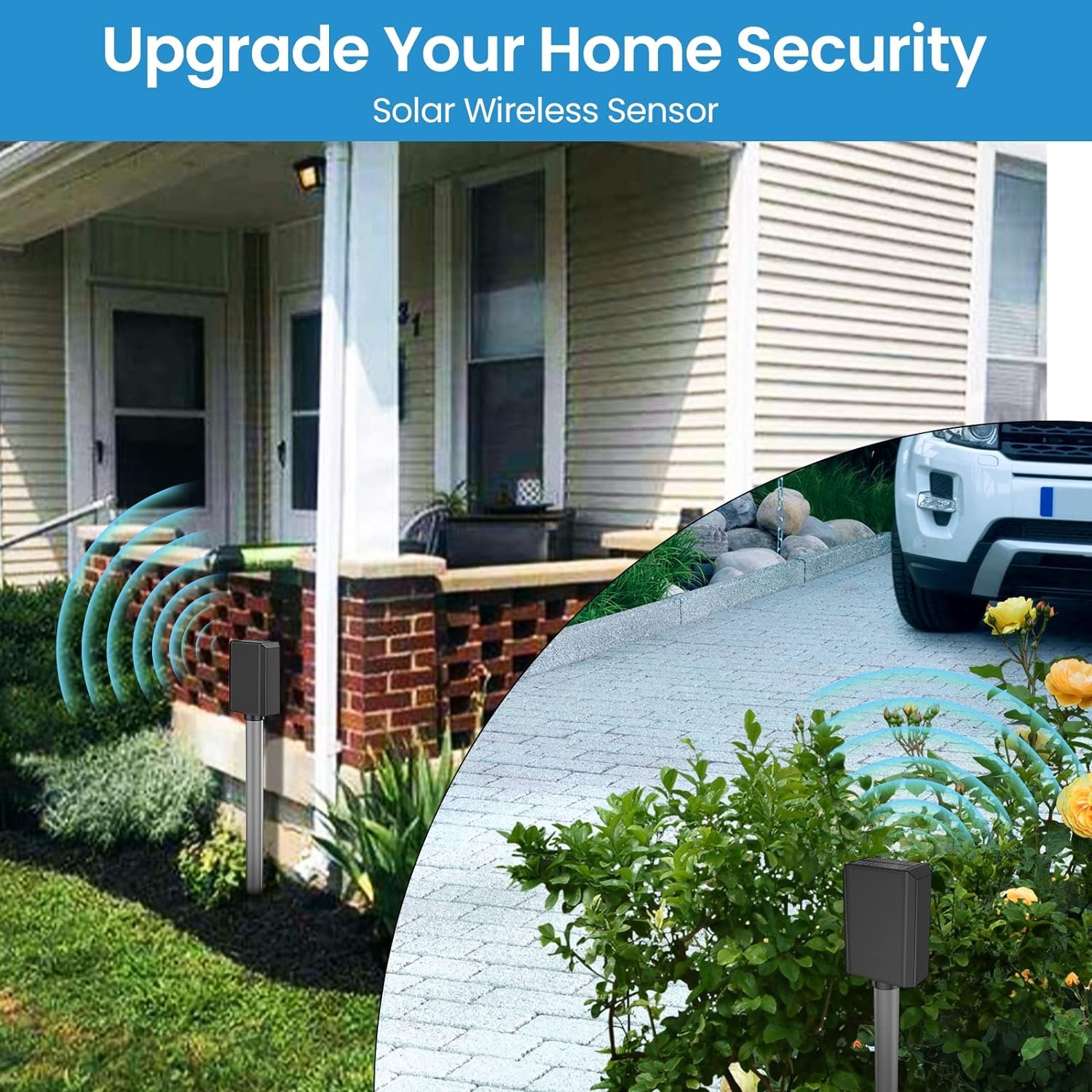 Ultimate Home Security Long Range Driveway Alarm with Motion - Sensing for Cars, Animal - Ignoring & People - Excluding Feature