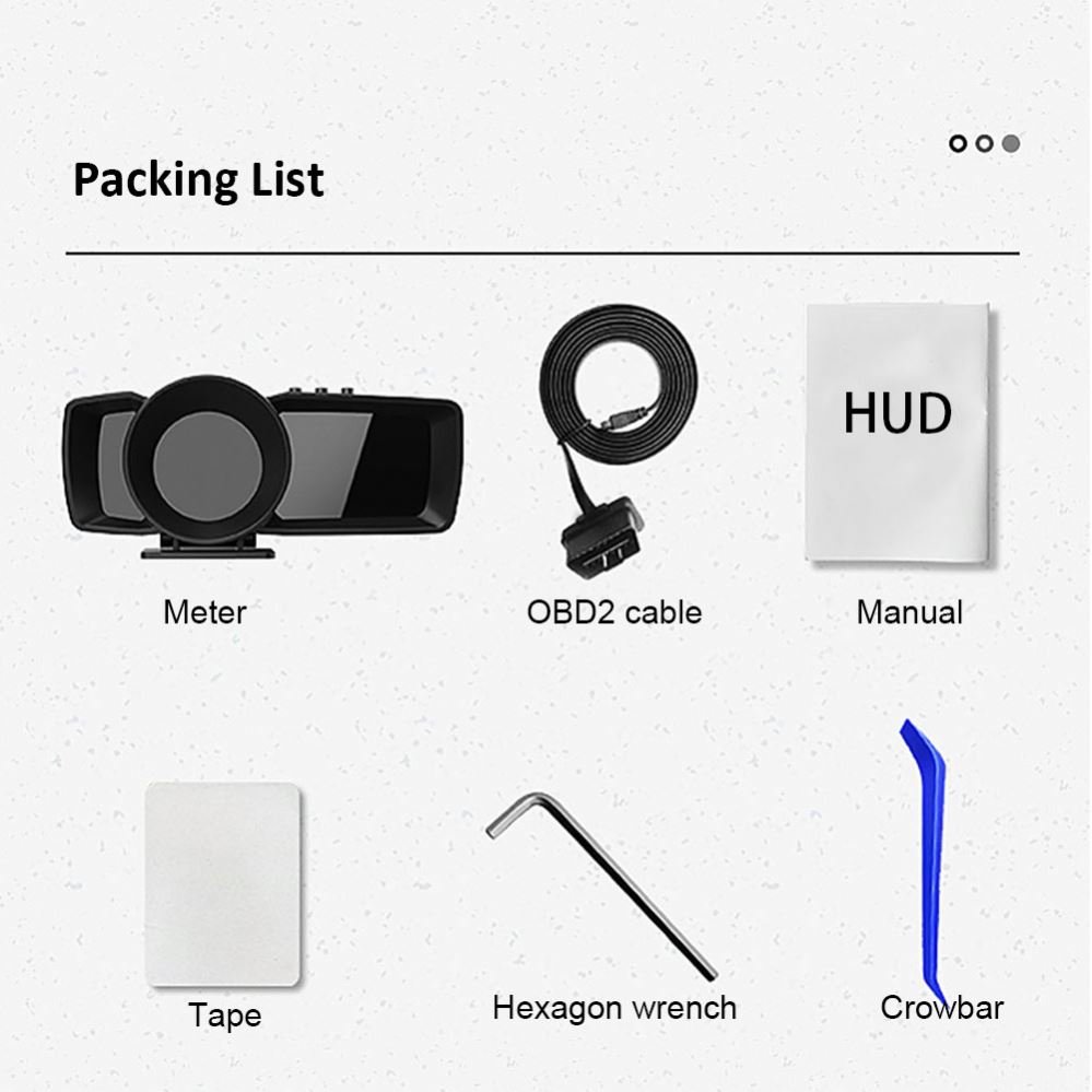 New Arrival Universal Car Head up Display HUD Projector with Dual System OBD GPS