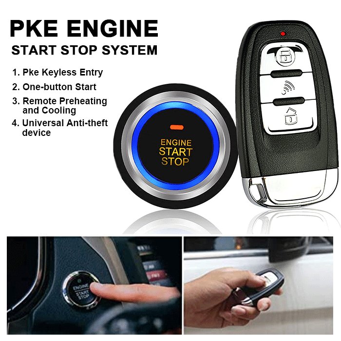 China Supplier Wholesale Genuine DC12V PKE Push Start Button Start for hyundai Sonata 2008 & 06-11 honda civic 8th
