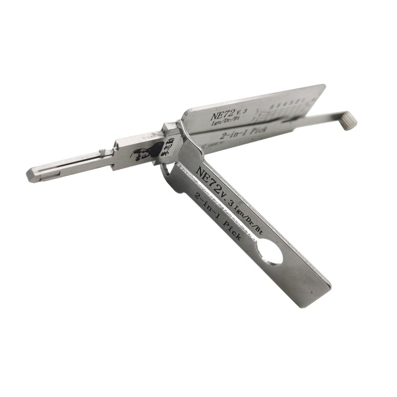 LISHI NE72 2in 1 Car Door Lock Pick Decoder Unlock Tool