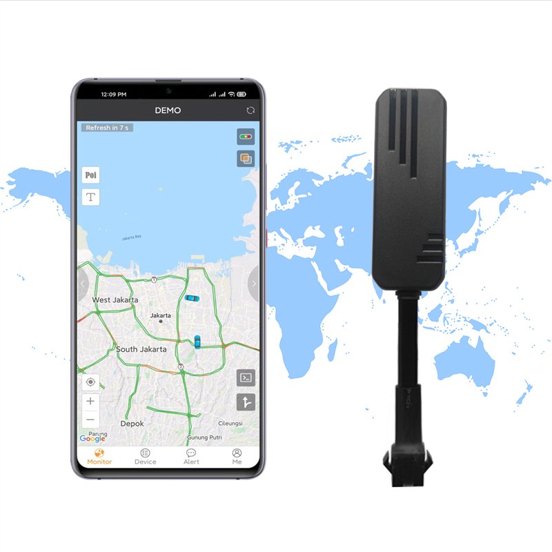 High Quality GT06 GPS Tracker Wired 4G Device for Motorcycle With Multiple Alarms