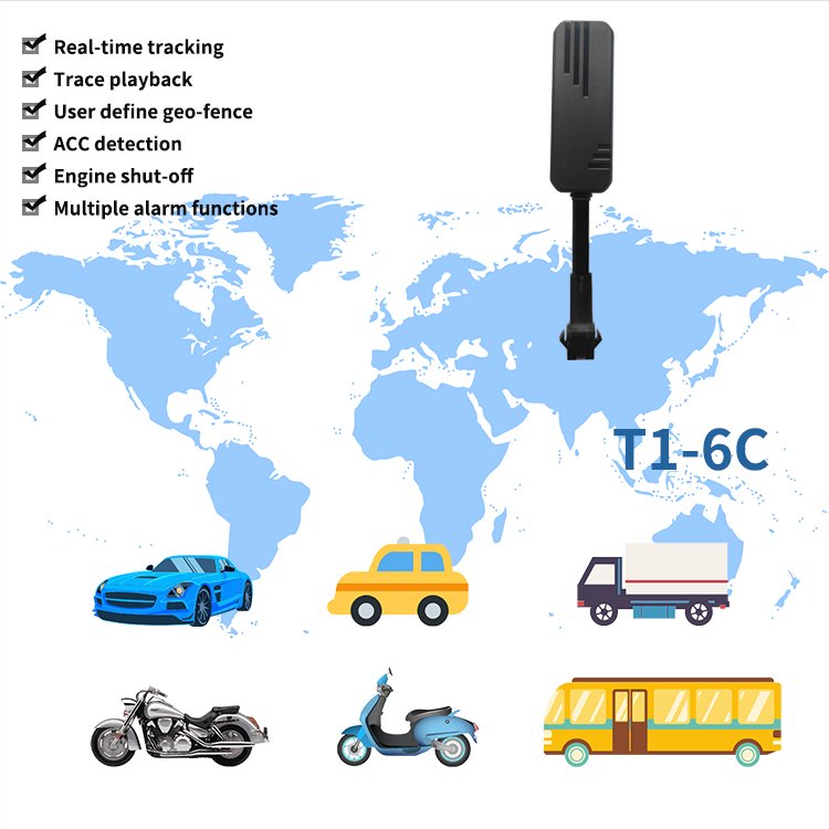 High Quality GT06 GPS Tracker Wired 4G Device for Motorcycle With Multiple Alarms