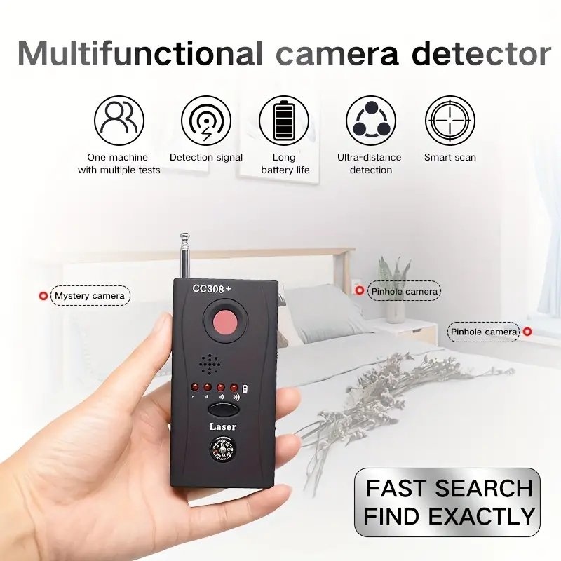 CC308+ Pen Camera Detects Car Wireless Signals Mini Camera spy Hidden Small spy Camera Hidden Detector