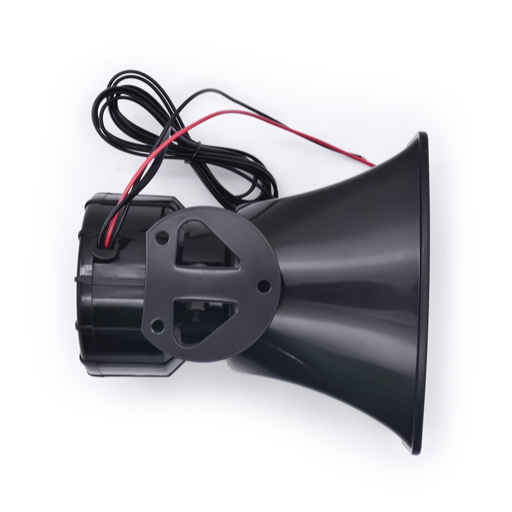 New 12V 7 Tone Sound Car Siren Horn Megaphone With Mic PA Speaker System Siren Horn Loudspeaker Car Accessories