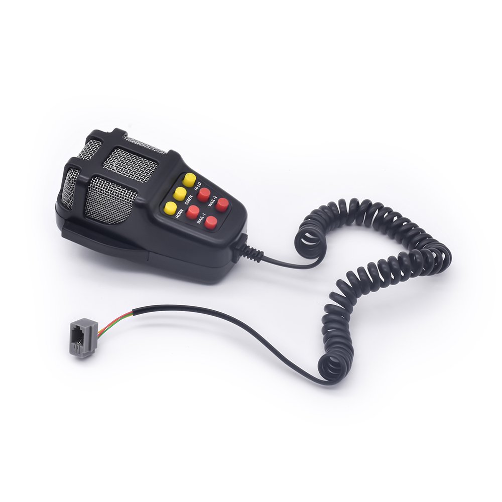New 12V 7 Tone Sound Car Siren Horn Megaphone With Mic PA Speaker System Siren Horn Loudspeaker Car Accessories