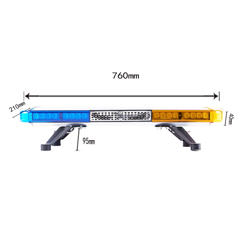 76Cm China Suppliers Ambulance Universal Vehicle Siren Alarm System Inbuilt Speaker Led Strobe Light