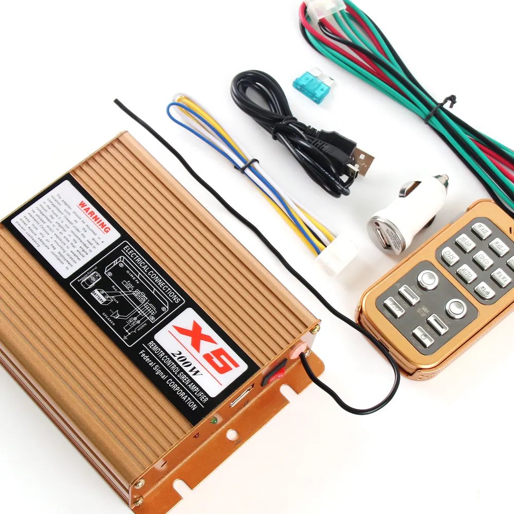 X5-200w Wires Car Siren,dc12v Fire/Truck / Emergency Vehicle 200w Alarm Siren ,200w Speaker Alarm