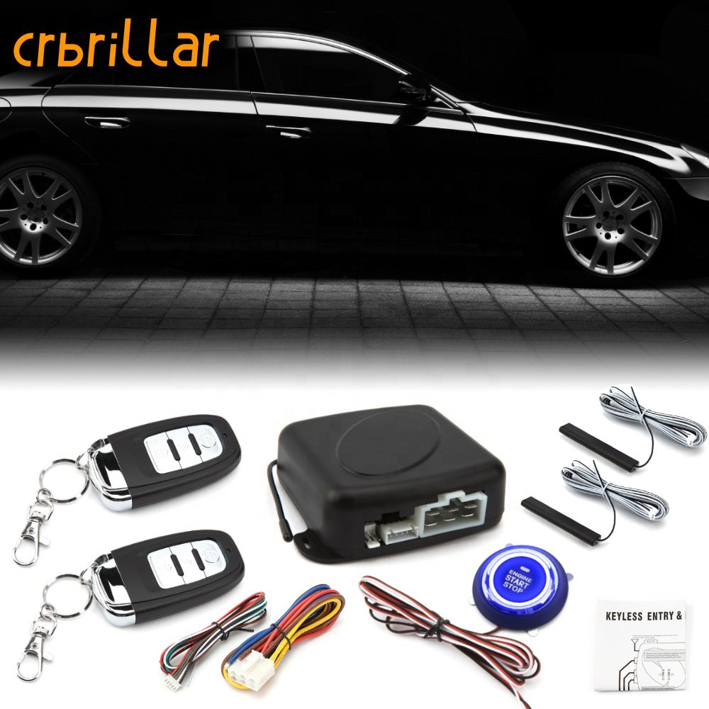 Smart Engine Lock Ignition Starter Anti-theft Remote Control KY006 Pke Rfid Start Stop Button Car Alarm