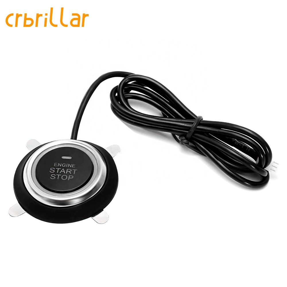 Smart Engine Lock Ignition Starter Anti-theft Remote Control KY006 Pke Rfid Start Stop Button Car Alarm
