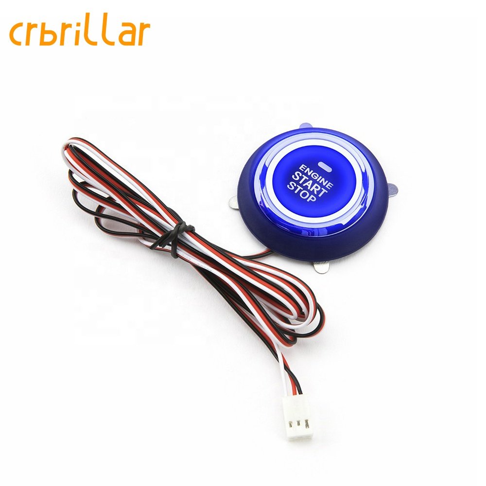 Smart Engine Lock Ignition Starter Anti-theft Remote Control KY006 Pke Rfid Start Stop Button Car Alarm