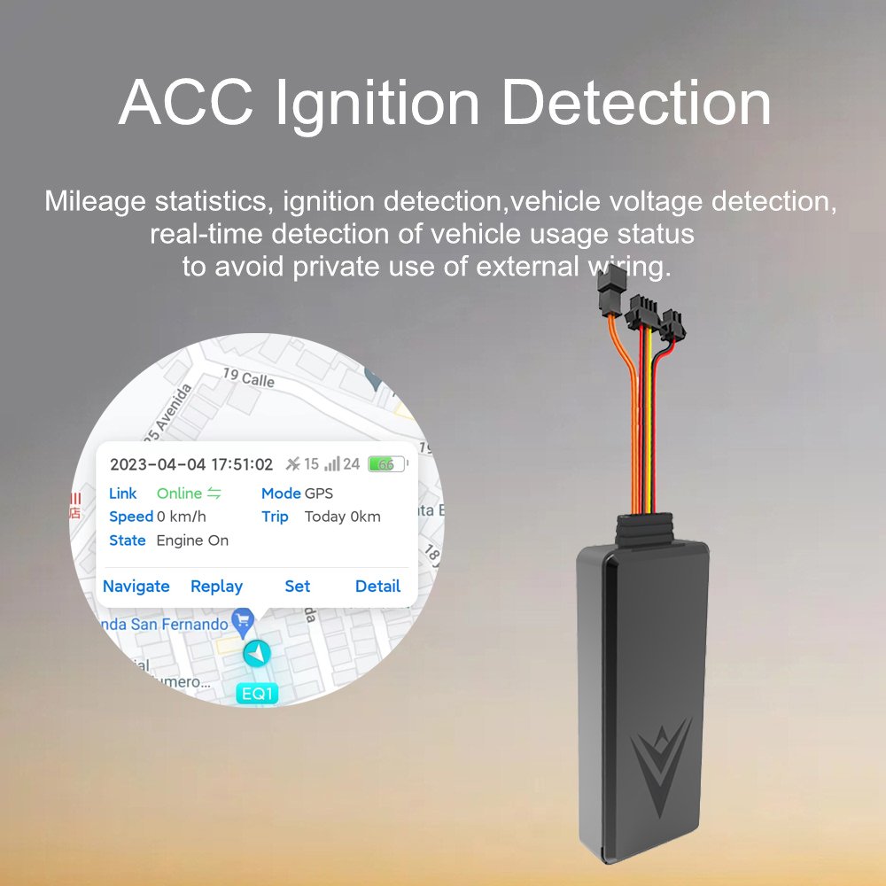 Stop Engine Remotely CA004 Truck Motorcycle With Sos and Microphone Support Door Alarm