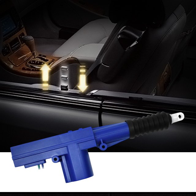 Mini Car Door Lock Actuator Set 12V/24V Remote Central Locking System