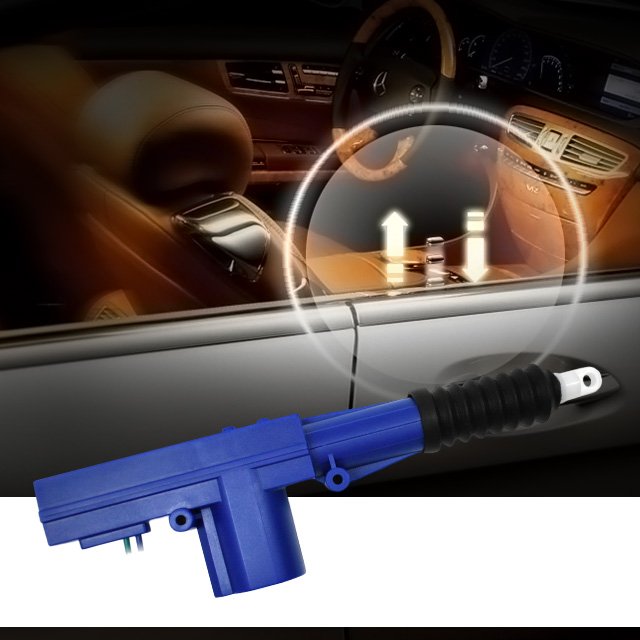 Mini Car Door Lock Actuator Set 12V/24V Remote Central Locking System