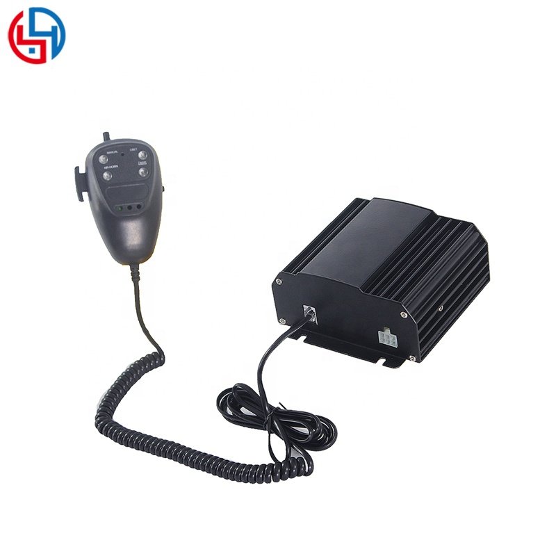 YUANHAO 100W Wired Control Siren 5 Tones ODM OEM Siren Small Size Emergency Warning Alarm Siren with Emergency Start Button
