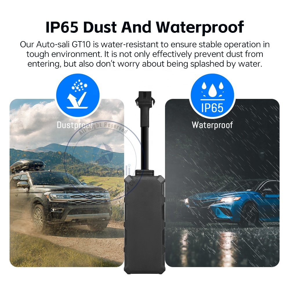 Autosali Ratreador Vehicle Tracking Unit with Immobilisation Tracker for Truck Fleet Motorcycle GPS Systems 4G GPS Tracker GT10