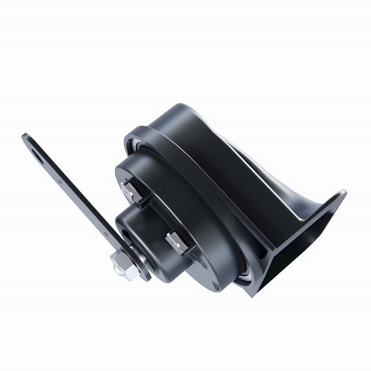 K8002 12V Snail Car Horn Two-Tone Fanfare with 410db-510db Sound Durable Aluminum 2-Way Speaker Design New Condition