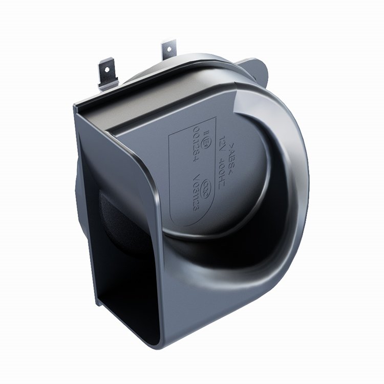 K8002 12V Snail Car Horn Two-Tone Fanfare with 410db-510db Sound Durable Aluminum 2-Way Speaker Design New Condition