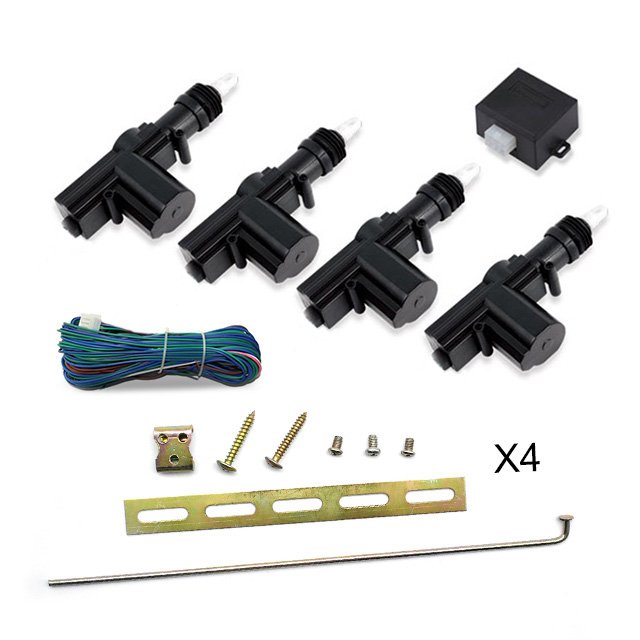 High-Quality 2-Wire Linear Actuator Car Central Locking System Remote Control Central Door Lock Motor for 24V Vehicles
