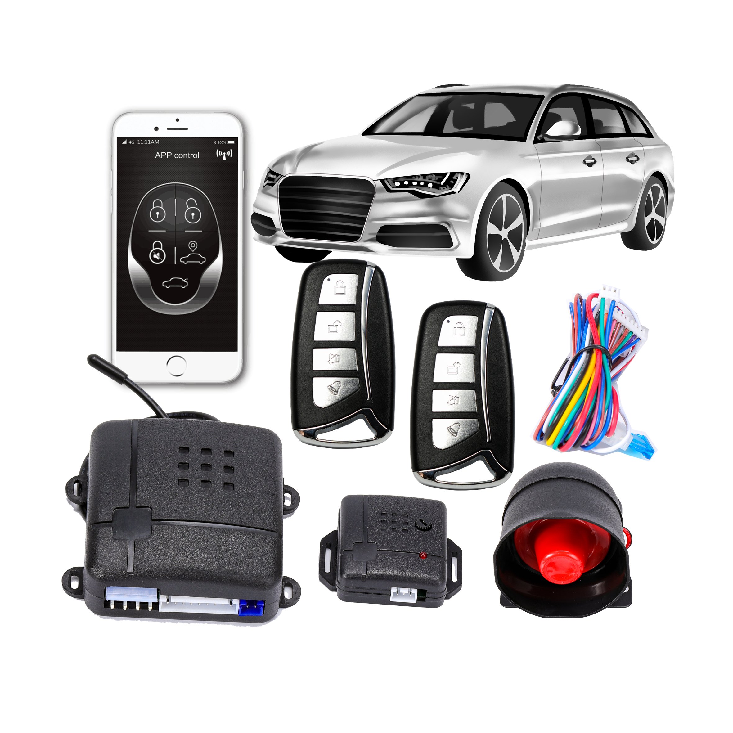 Alarma De Coche Para Latinoamerica, Security Alarma