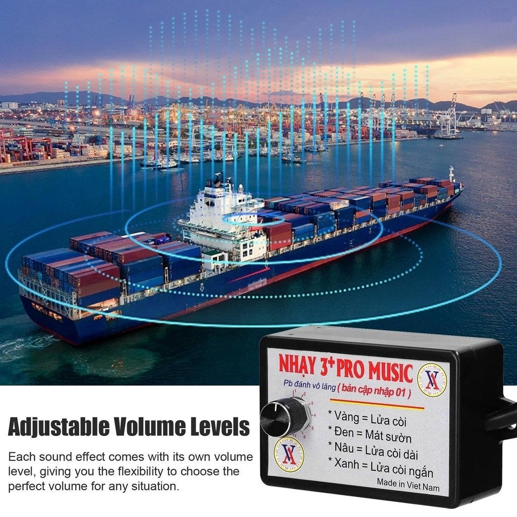 Truck Horn Rapid Relay Nhay 3pro Music Relay Tunebox Music Box Nhay 3+Pro for truck car motor