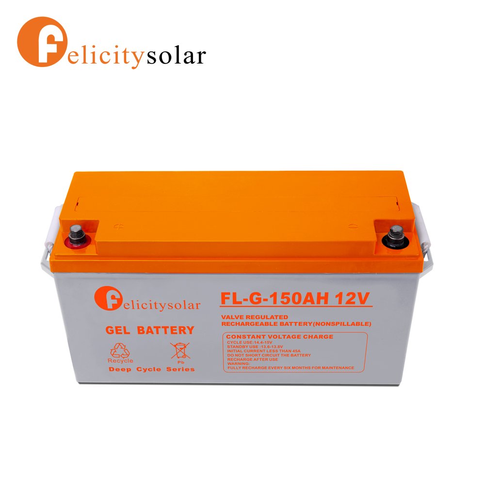 Felicity Solar Gel Battery Gel Series 12v 100Ah 150Ah 200Ah Rechargeable Lead Acid Batteries