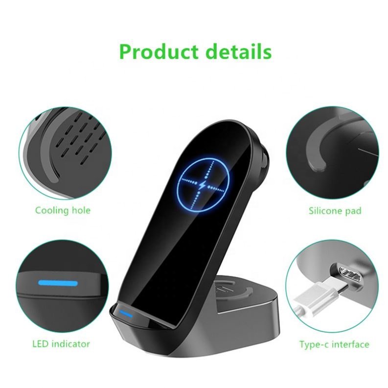 New Arrival Dr Strange Adapter Dongguan Alarm Clock Wireless Charger 3 in One