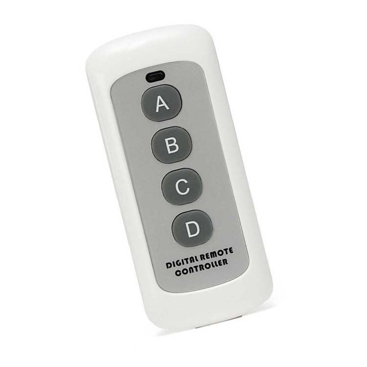 433Mhz Remote Controller 4 Channels Wireless 433 Control ABCD 4 Buttons Switch Smart Key Fob for Smart Home