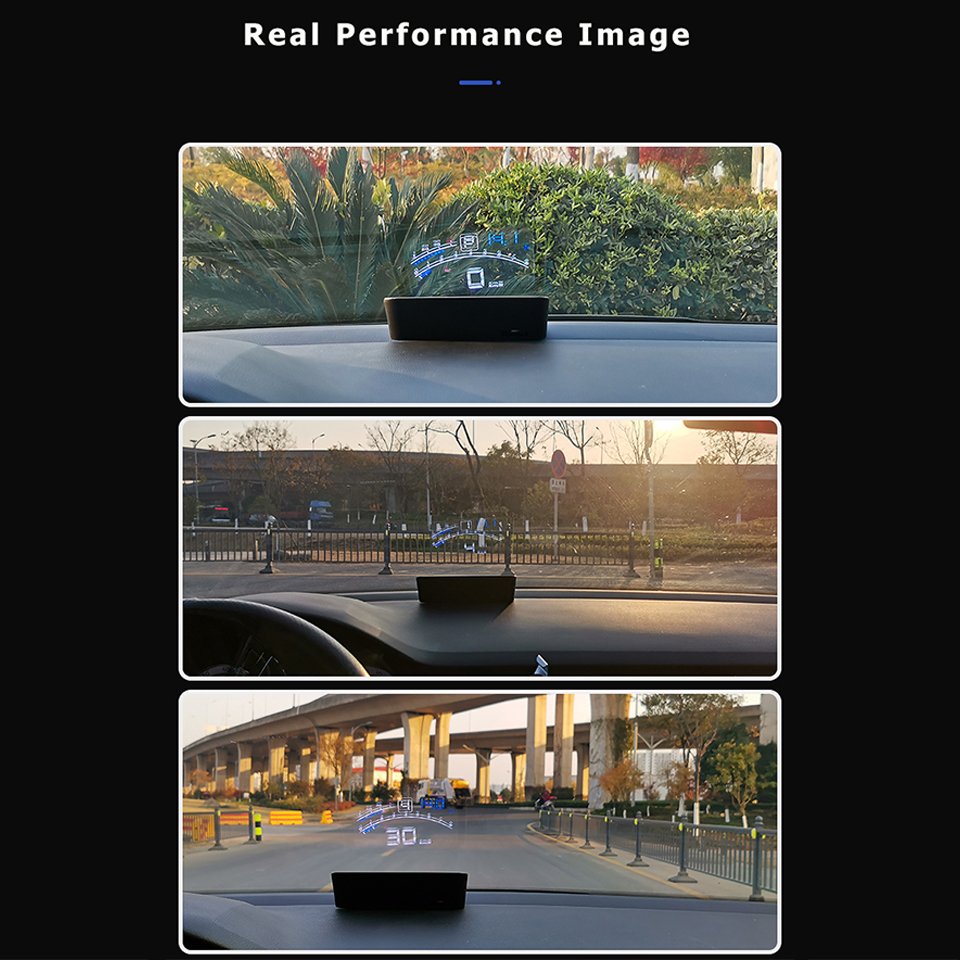 New Arrivals VJOYCAR Speed Digital Meter for Car with 5.Inch LCD Screen Head up Display Obd2 Car