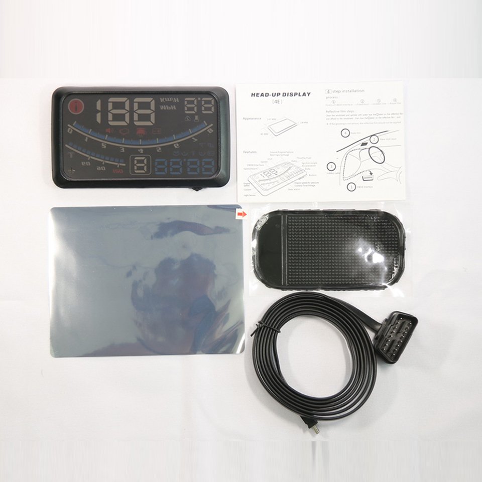 New Arrivals VJOYCAR Speed Digital Meter for Car with 5.Inch LCD Screen Head up Display Obd2 Car