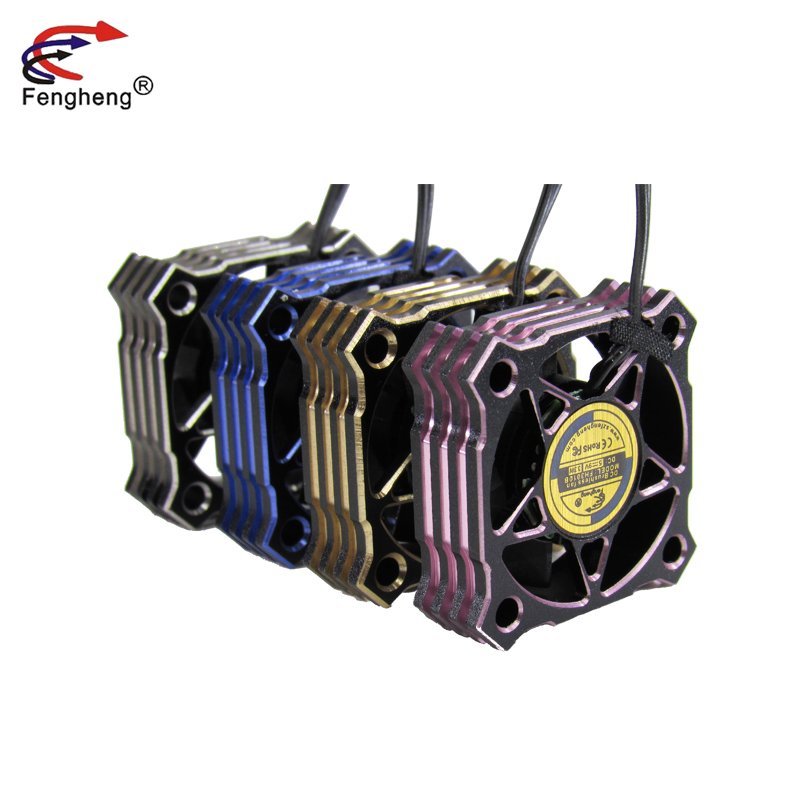 Brushless 25mm 30mm 35mm 40mm 50mm Metal Motor Cooling Fan for 1/12 1/10 1/8 1/5 RC ESC Motor Heat Dissipation